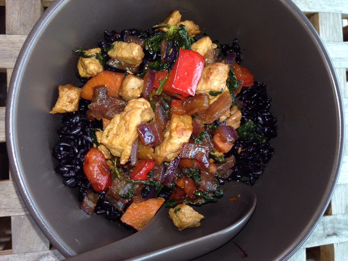 Black Rice Dish
